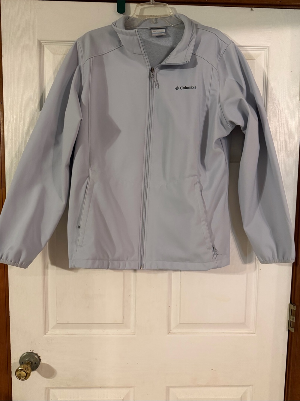 Columbia Kids Light Gray Softshell Rain Jacket